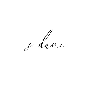 Handwritten Signature for S-dani - Style 134 Online