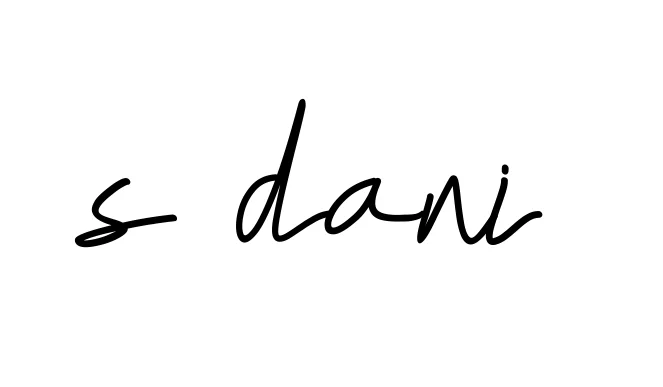 Handwritten Signature for S-dani - Style 155 Online