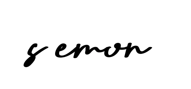 Handwritten Signature for S-emon - Style 135 Online