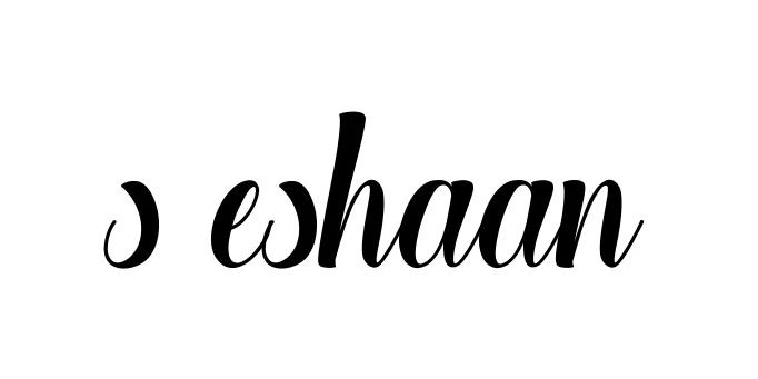 Handwritten Signature for S-eshaan - Style 148 Online