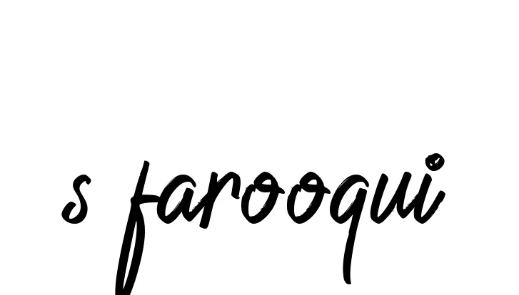 Handwritten Signature for S-farooqui - Style 149 Online
