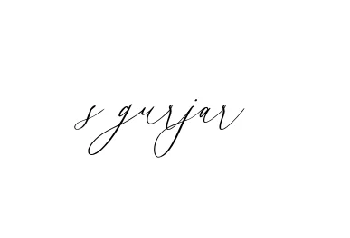 Handwritten Signature for S-gurjar - Style 134 Online