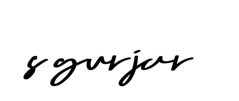 Handwritten Signature for S-gurjar - Style 135 Online