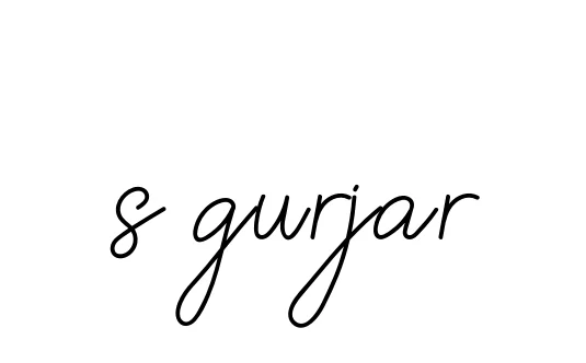 Handwritten Signature for S-gurjar - Style 145 Online