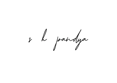 Handwritten Signature for S-h-pandya - Style 139 Online