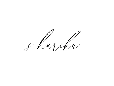 Handwritten Signature for S-harika - Style 134 Online