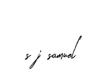 Handwritten Signature for S-j-samuel- - Style 133 Online