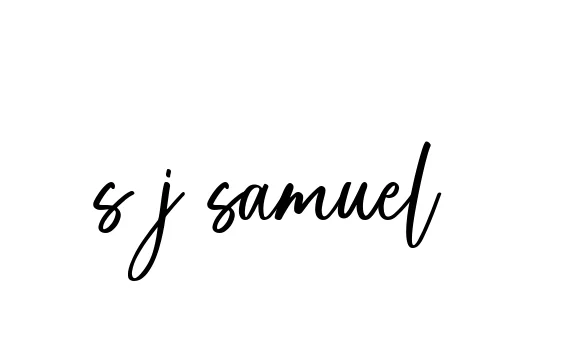 Handwritten Signature for S-j-samuel- - Style 142 Online