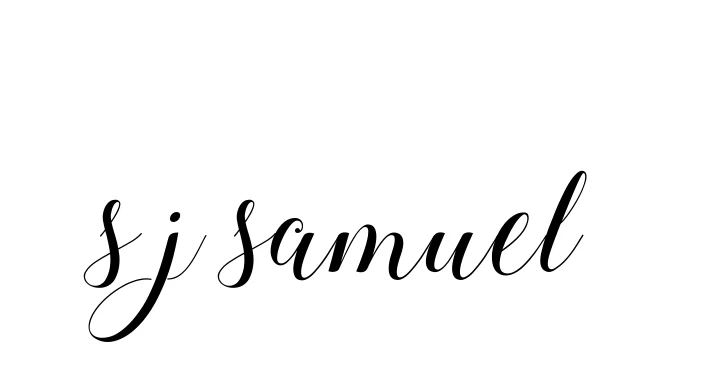 Handwritten Signature for S-j-samuel- - Style 144 Online