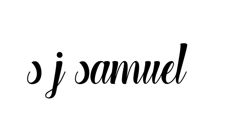 Handwritten Signature for S-j-samuel- - Style 148 Online