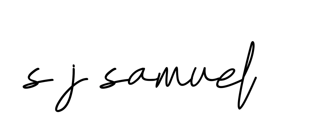 Handwritten Signature for S-j-samuel- - Style 155 Online