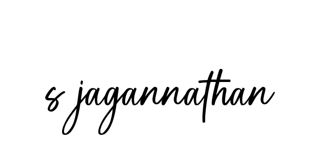 Handwritten Signature for S-jagannathan - Style 142 Online