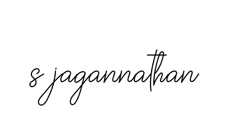 Handwritten Signature for S-jagannathan - Style 145 Online