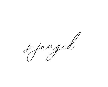 Handwritten Signature for S-jangid - Style 134 Online