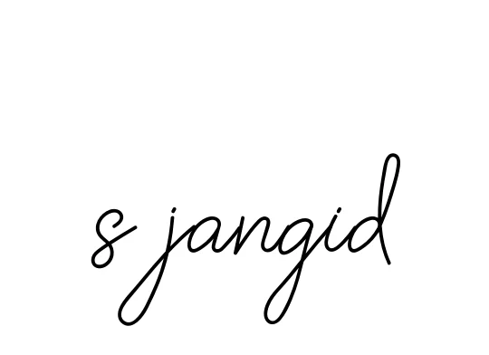 Handwritten Signature for S-jangid - Style 145 Online