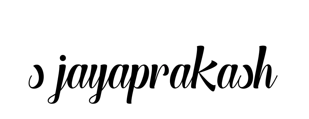 Handwritten Signature for S-jayaprakash - Style 148 Online
