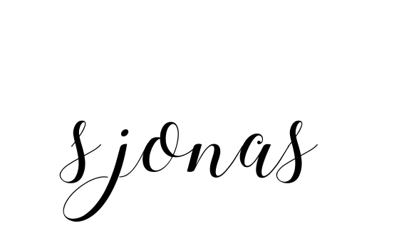 Handwritten Signature for S-jonas - Style 144 Online