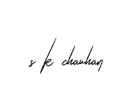 Handwritten Signature for S-k-chauhan - Style 133 Online