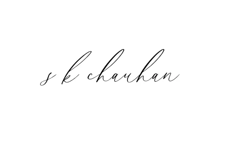 Handwritten Signature for S-k-chauhan - Style 134 Online