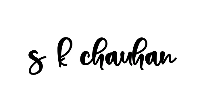 Handwritten Signature for S-k-chauhan - Style 136 Online