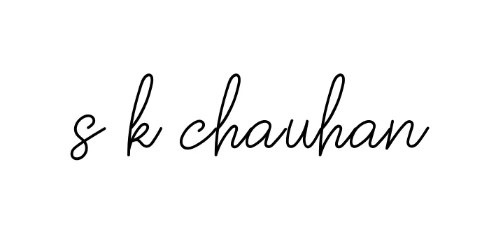 Handwritten Signature for S-k-chauhan - Style 145 Online