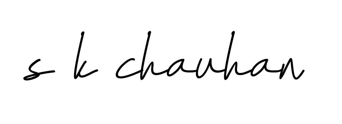 Handwritten Signature for S-k-chauhan - Style 155 Online