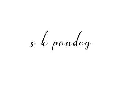 Handwritten Signature for S-k-pandey- - Style 132 Online