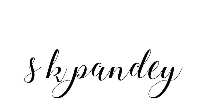 Handwritten Signature for S-k-pandey- - Style 144 Online