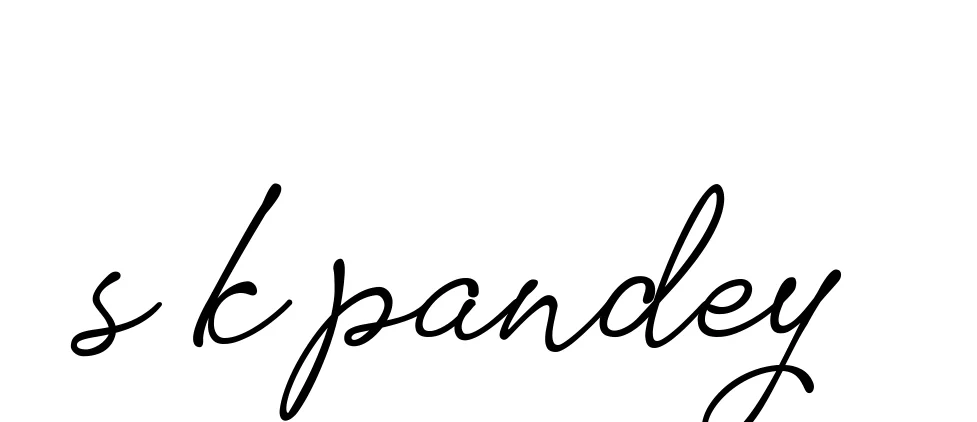 Handwritten Signature for S-k-pandey- - Style 151 Online