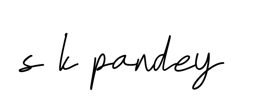 Handwritten Signature for S-k-pandey- - Style 155 Online