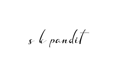 Handwritten Signature for S-k-pandit - Style 132 Online
