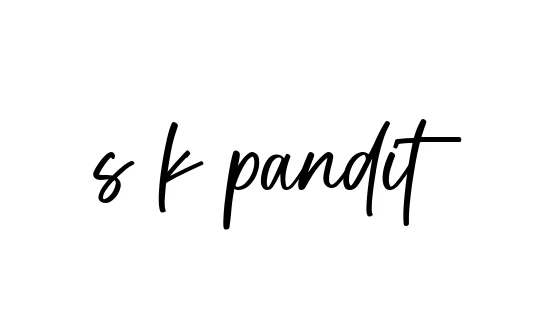 Handwritten Signature for S-k-pandit - Style 142 Online