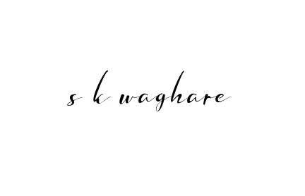 Handwritten Signature for S-k-waghare - Style 132 Online