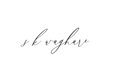 Handwritten Signature for S-k-waghare - Style 134 Online