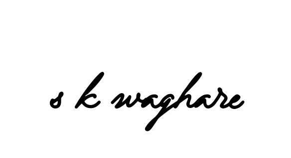 Handwritten Signature for S-k-waghare - Style 137 Online