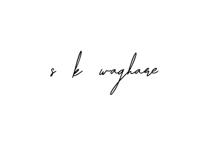 Handwritten Signature for S-k-waghare - Style 139 Online