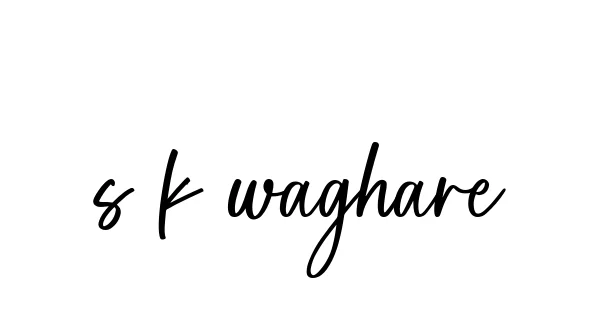 Handwritten Signature for S-k-waghare - Style 142 Online