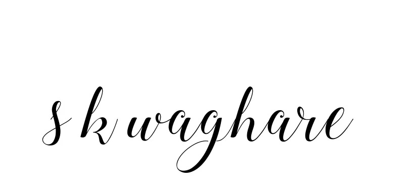 Handwritten Signature for S-k-waghare - Style 144 Online