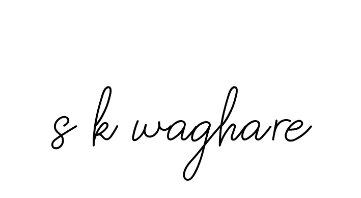 Handwritten Signature for S-k-waghare - Style 145 Online
