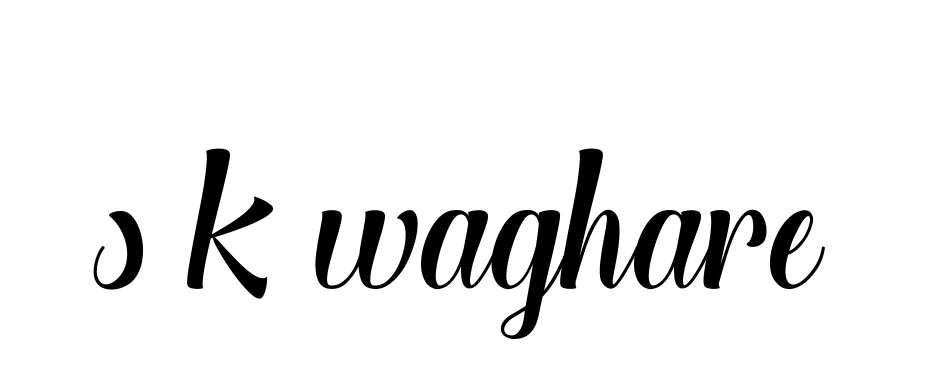 Handwritten Signature for S-k-waghare - Style 148 Online
