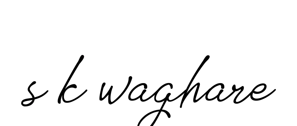 Handwritten Signature for S-k-waghare - Style 151 Online
