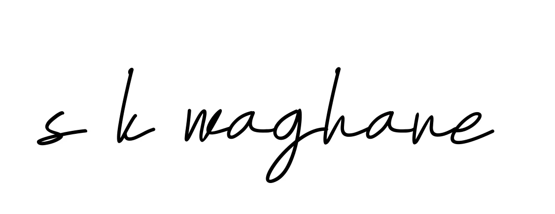 Handwritten Signature for S-k-waghare - Style 155 Online