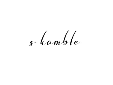 Handwritten Signature for S-kamble - Style 132 Online