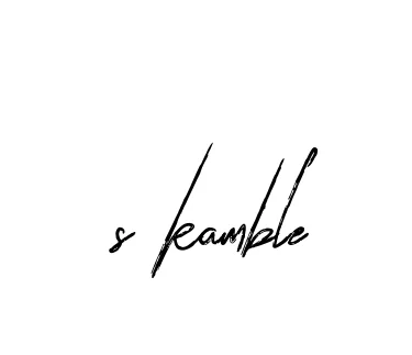 Handwritten Signature for S-kamble - Style 133 Online