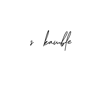 Handwritten Signature for S-kamble - Style 139 Online