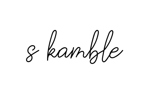 Handwritten Signature for S-kamble - Style 145 Online