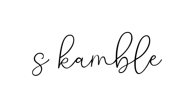 Handwritten Signature for S-kamble - Style 147 Online