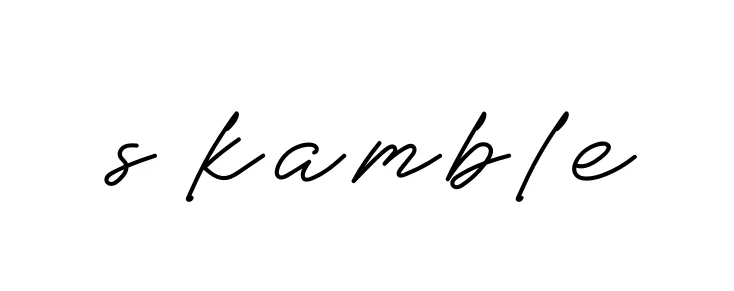 Handwritten Signature for S-kamble - Style 152 Online