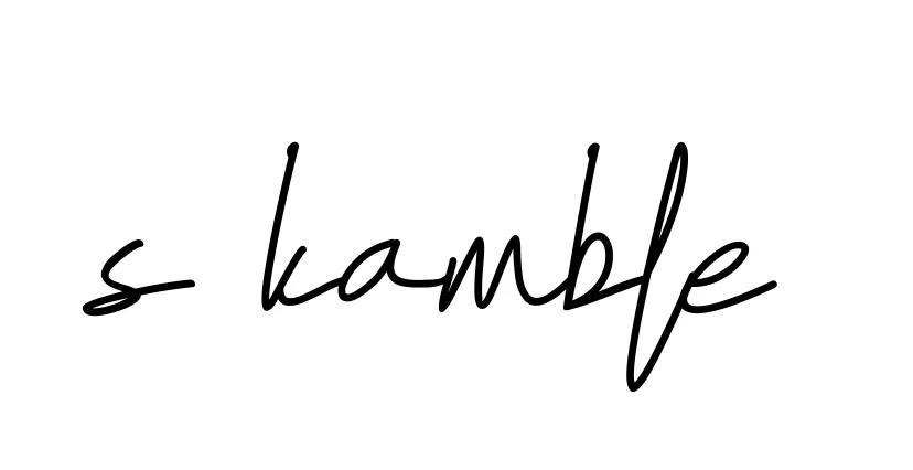 Handwritten Signature for S-kamble - Style 155 Online
