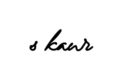 Handwritten Signature for S-kaur - Style 137 Online